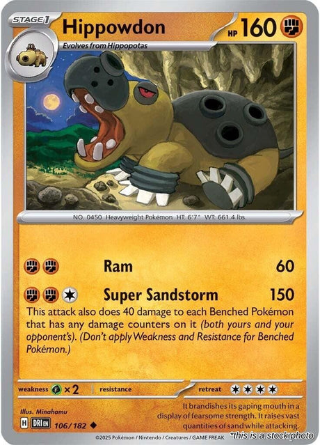 Hippowdon - 106/182 - [DRI - SV10: Destined Rivals]