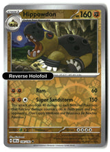 Hippowdon - 106/182 - [DRI - SV10: Destined Rivals] - Reverse Holofoil