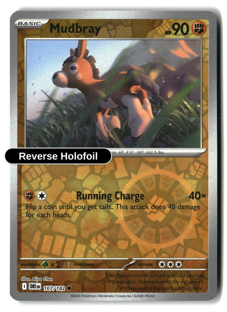 Mudbray - 107/182 - [DRI - SV10: Destined Rivals] - Reverse Holofoil