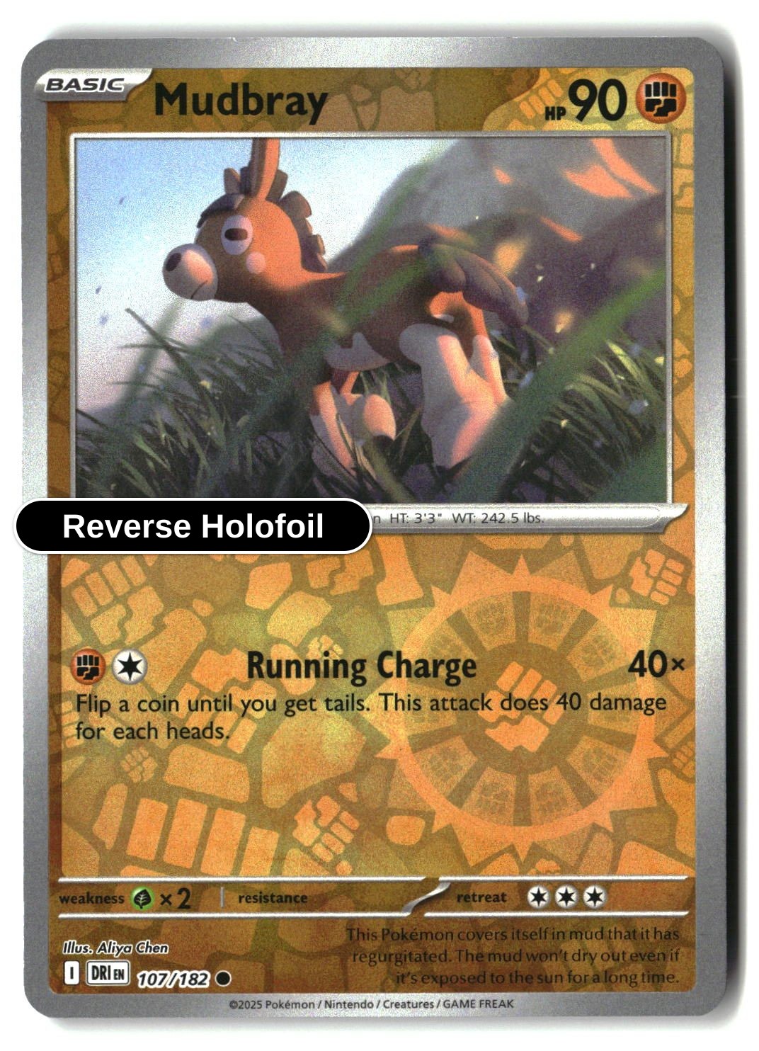 Mudbray - 107/182 - [DRI - SV10: Destined Rivals] - Reverse Holofoil