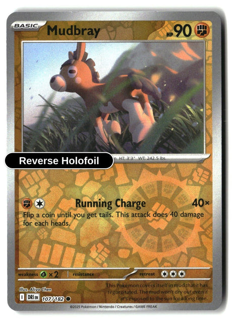 Mudbray - 107/182 - [DRI - SV10: Destined Rivals] - Reverse Holofoil