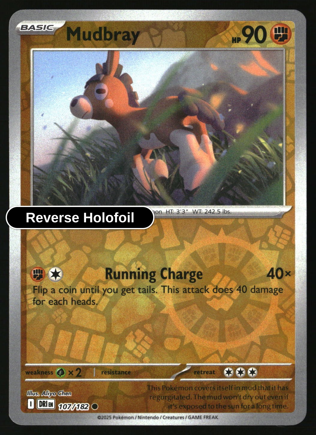 Mudbray - 107/182 - [DRI - SV10: Destined Rivals] - Reverse Holofoil