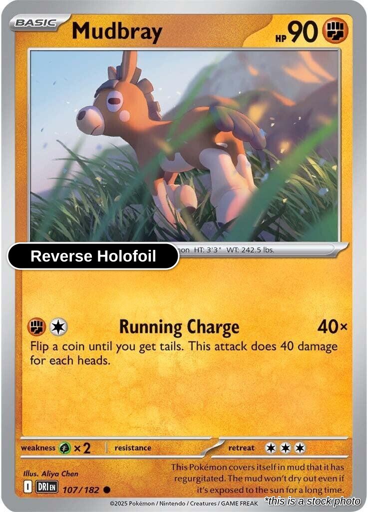 Mudbray - 107/182 - [DRI - SV10: Destined Rivals] - Reverse Holofoil