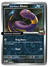 Team Rocket's Ekans - 112/182 - [DRI - SV10: Destined Rivals] - Reverse Holofoil