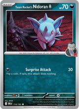 Team Rocket's Nidoran F - 114/182 - [DRI - SV10: Destined Rivals]
