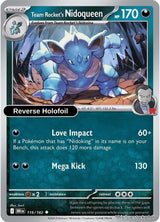 Team Rocket's Nidoqueen - 116/182 - [DRI - SV10: Destined Rivals] - Reverse Holofoil