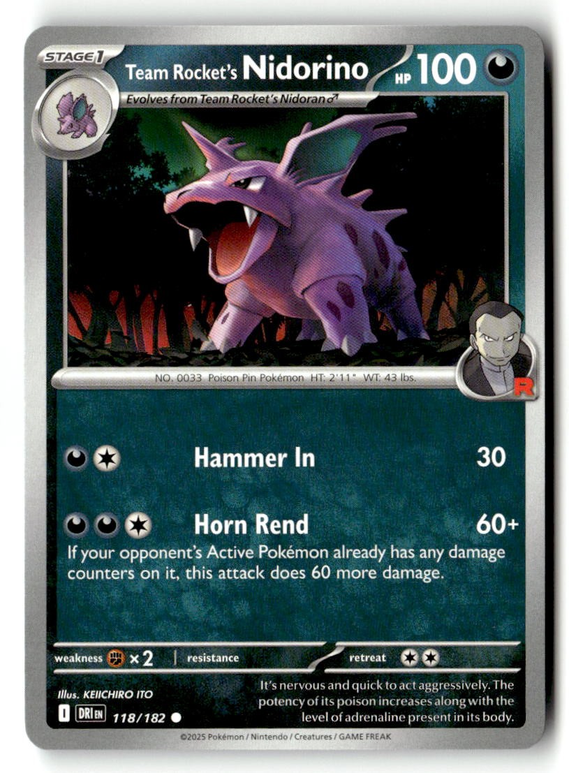 Team Rocket's Nidorino
