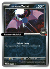 Team Rocket's Zubat - 120/182 - [DRI - SV10: Destined Rivals] - Reverse Holofoil