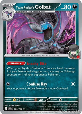 Team Rocket's Golbat