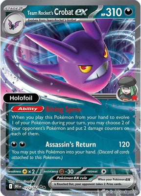 Team Rocket's Crobat ex - 122/182