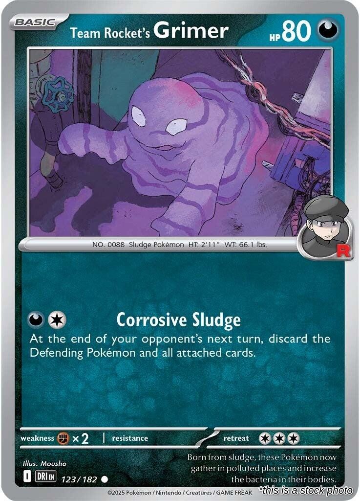 Team Rocket's Grimer - 123/182 - [DRI - SV10: Destined Rivals]