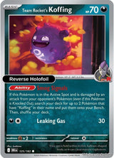 Team Rocket's Koffing - 125/182 - [DRI - SV10: Destined Rivals] - Reverse Holofoil