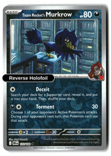 Team Rocket's Murkrow - 127/182 - [DRI - SV10: Destined Rivals] - Reverse Holofoil