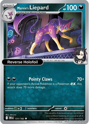 Marnie's Liepard - 131/182 - [DRI - SV10: Destined Rivals] - Reverse Holofoil