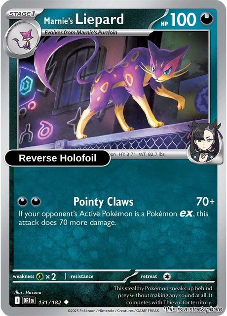 Marnie's Liepard - 131/182 - [DRI - SV10: Destined Rivals] - Reverse Holofoil