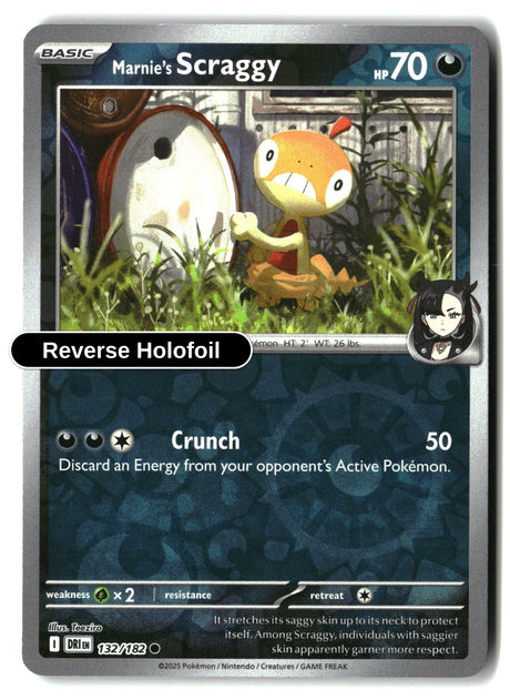 Marnie's Scraggy - 132/182 - [DRI - SV10: Destined Rivals] - Reverse Holofoil