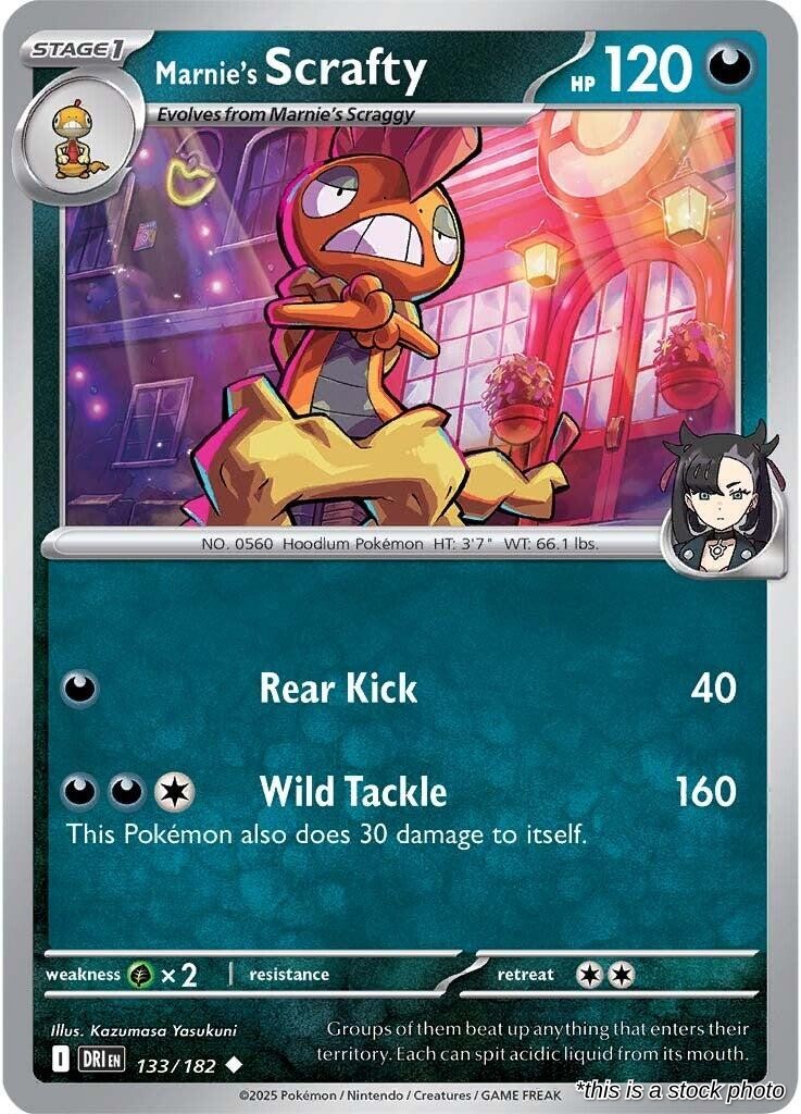 Marnie's Scrafty - 133/182 - [DRI - SV10: Destined Rivals]