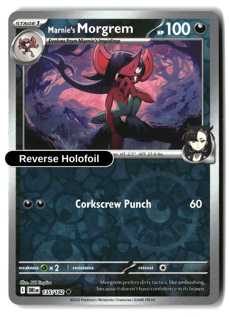 Marnie's Morgrem - 135/182 - [DRI - SV10: Destined Rivals] - Reverse Holofoil