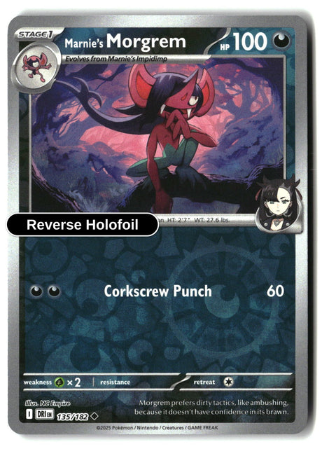 Marnie's Morgrem - 135/182 - [DRI - SV10: Destined Rivals] - Reverse Holofoil