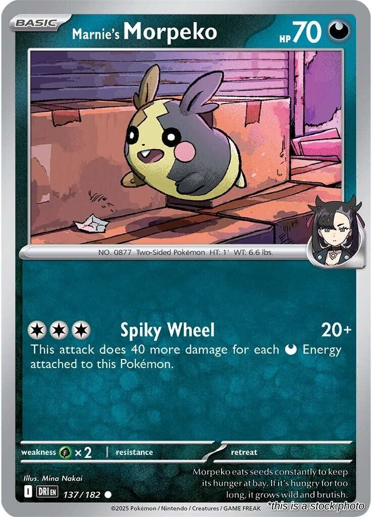 Marnie's Morpeko - 137/182 - [DRI - SV10: Destined Rivals]