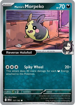 Marnie's Morpeko - 137/182 - [DRI - SV10: Destined Rivals] - Reverse Holofoil