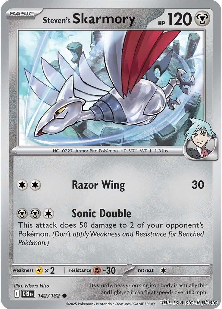 Steven's Skarmory - 142/182 - [DRI - SV10: Destined Rivals]