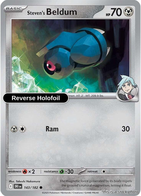 Steven's Beldum - 143/182 - [DRI - SV10: Destined Rivals] - Reverse Holofoil