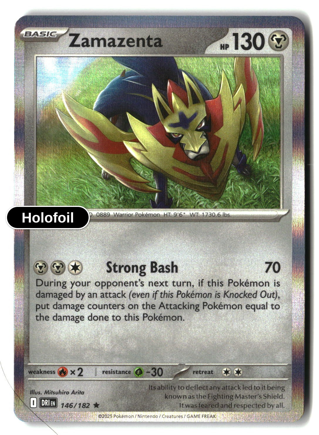 Zamazenta - 146/182 - [DRI - SV10: Destined Rivals] - Holofoil