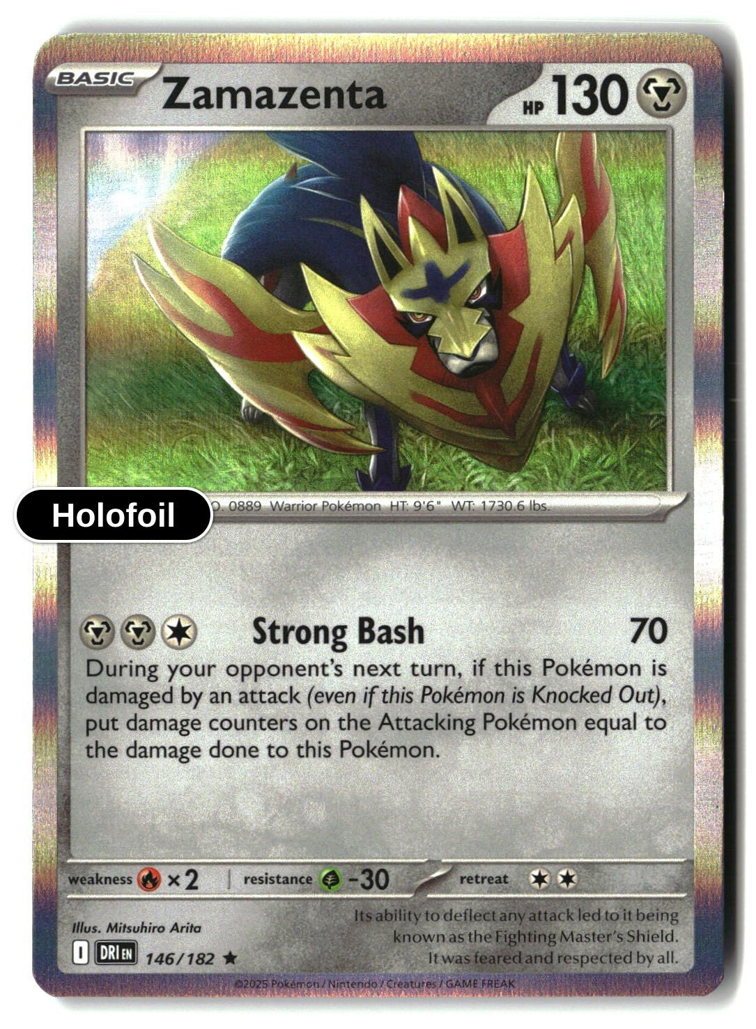 Zamazenta - 146/182 - [DRI - SV10: Destined Rivals] - Holofoil