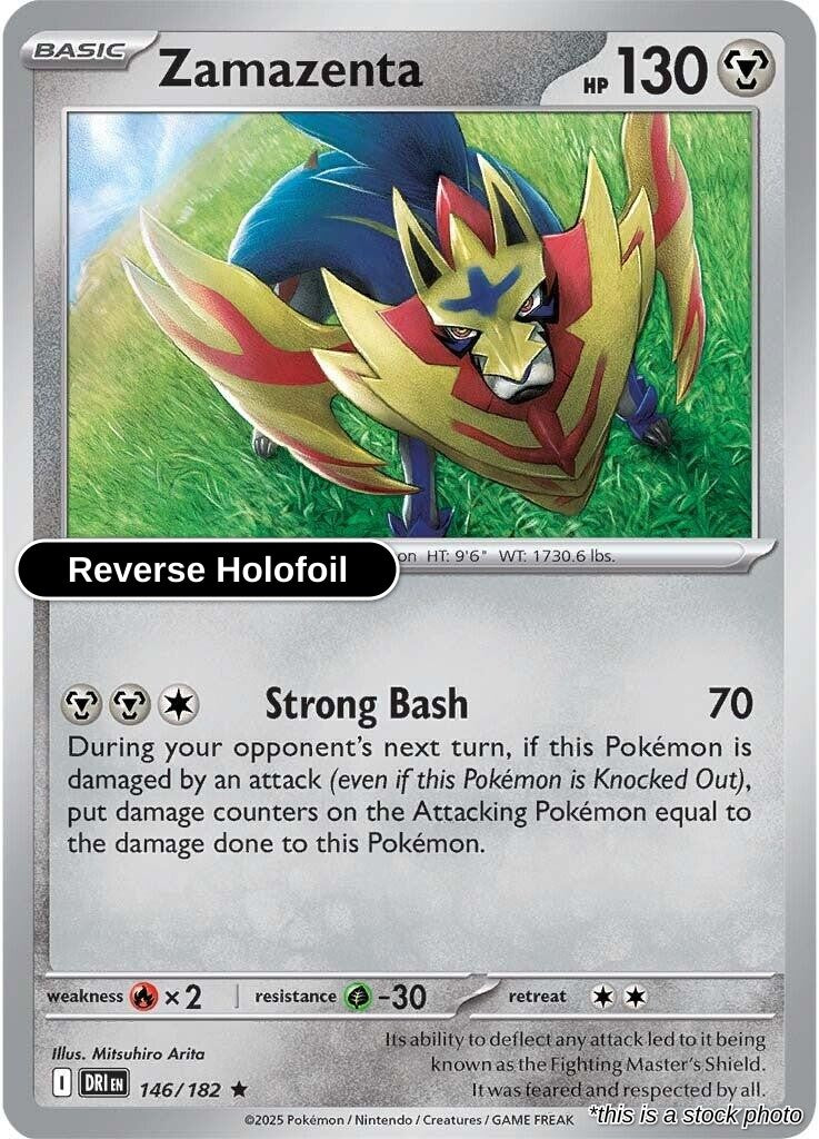 Zamazenta - 146/182 - [DRI - SV10: Destined Rivals] - Reverse Holofoil