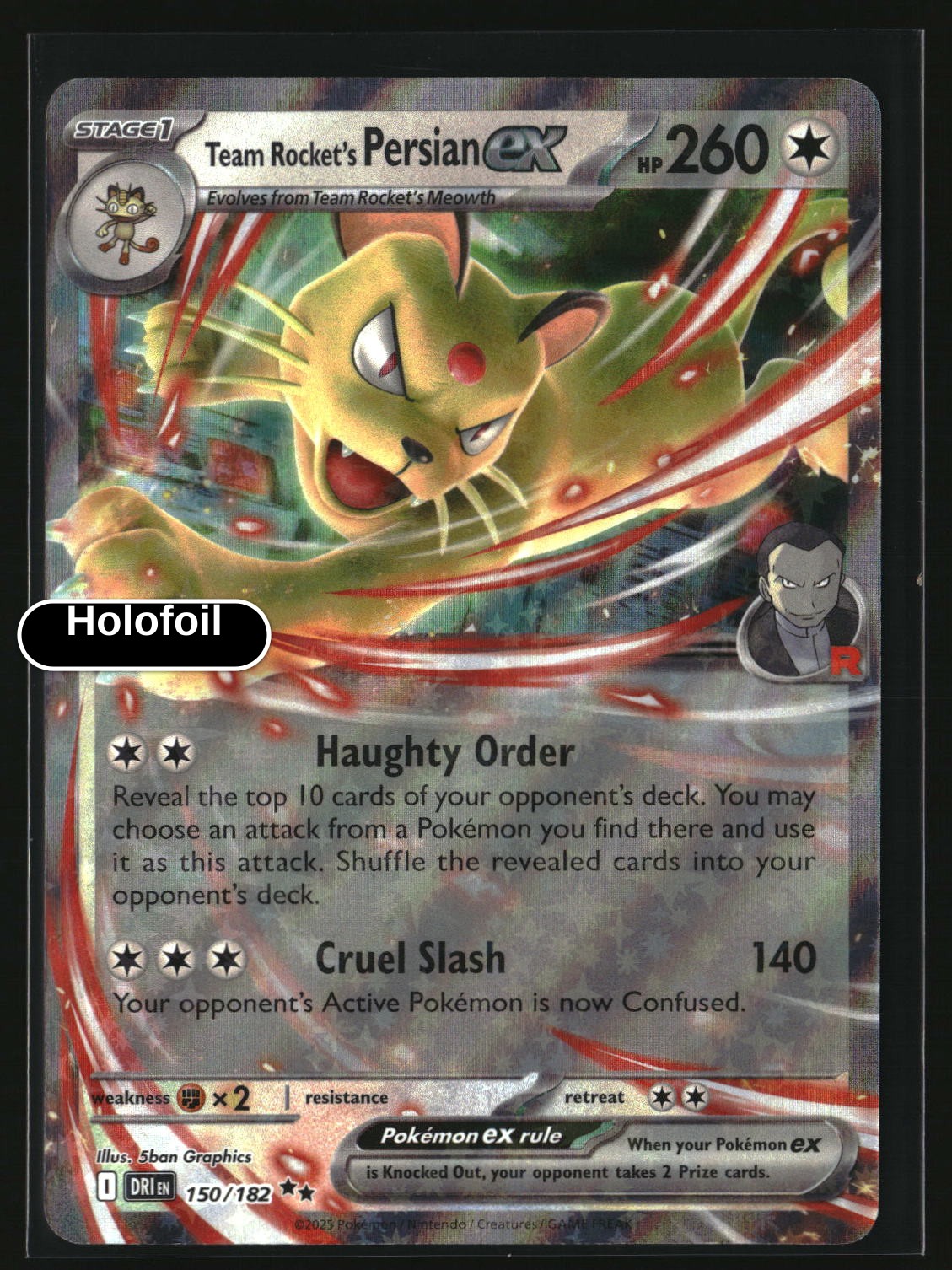 Team Rocket's Persian ex - 150/182