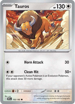 Tauros - 152/182 - [DRI - SV10: Destined Rivals]