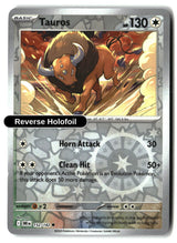 Tauros - 152/182 - [DRI - SV10: Destined Rivals] - Reverse Holofoil