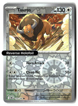 Tauros - 152/182 - [DRI - SV10: Destined Rivals] - Reverse Holofoil