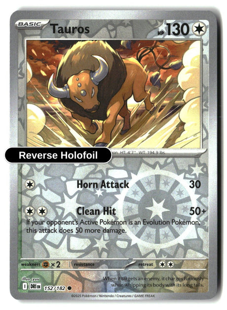 Tauros - 152/182 - [DRI - SV10: Destined Rivals] - Reverse Holofoil