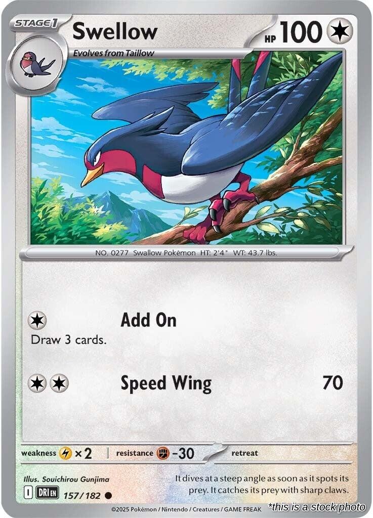 Swellow - 157/182 - [DRI - SV10: Destined Rivals]