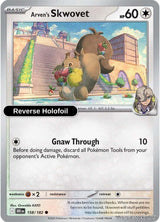Arven's Skwovet - 158/182 - [DRI - SV10: Destined Rivals] - Reverse Holofoil