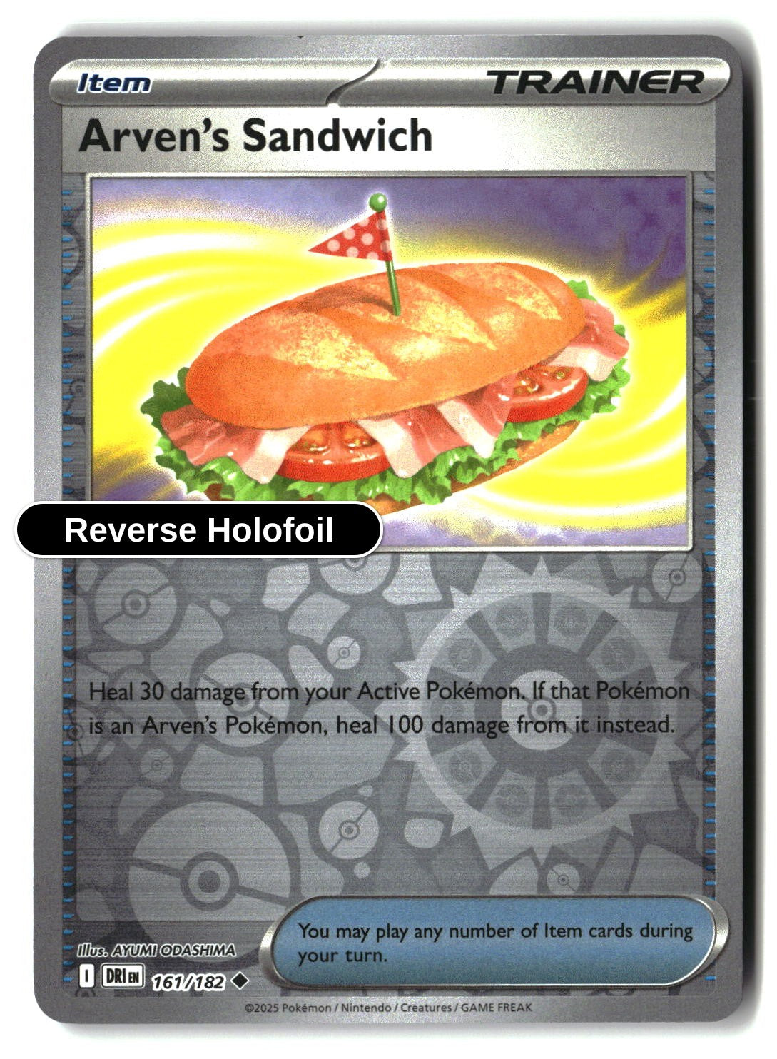 Arven's Sandwich - 161/182 - [DRI - SV10: Destined Rivals] - Reverse Holofoil