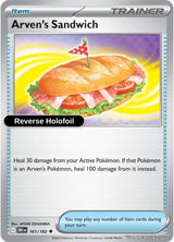Arven's Sandwich - 161/182 - [DRI - SV10: Destined Rivals] - Reverse Holofoil