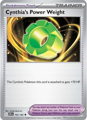 Cynthia's Power Weight - 162/182 - [DRI - SV10: Destined Rivals]