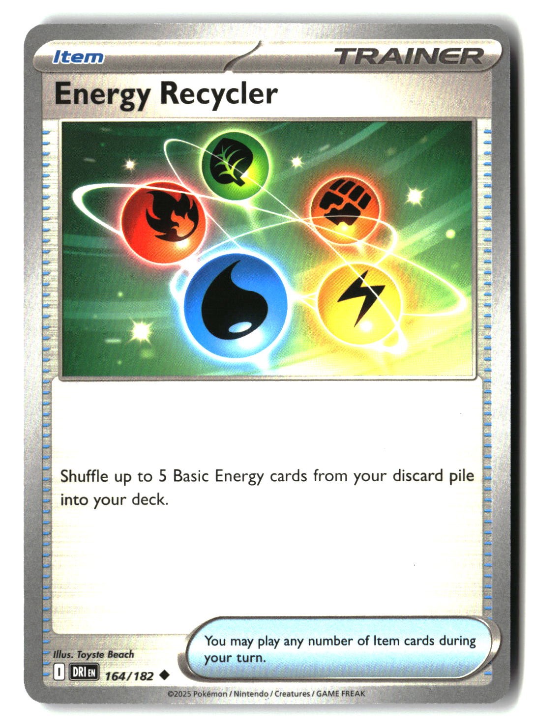 Energy Recycler - 164/182 - [DRI - SV10: Destined Rivals]