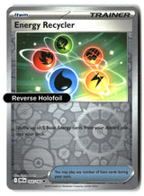 Energy Recycler - 164/182 - [DRI - SV10: Destined Rivals] - Reverse Holofoil