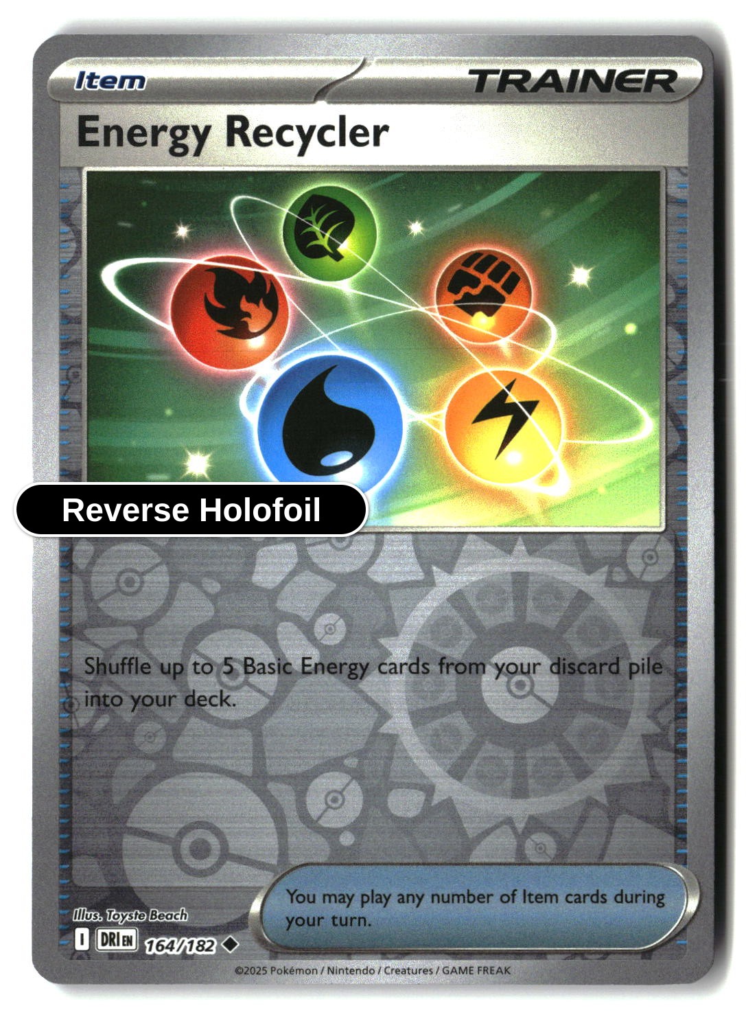 Energy Recycler - 164/182 - [DRI - SV10: Destined Rivals] - Reverse Holofoil