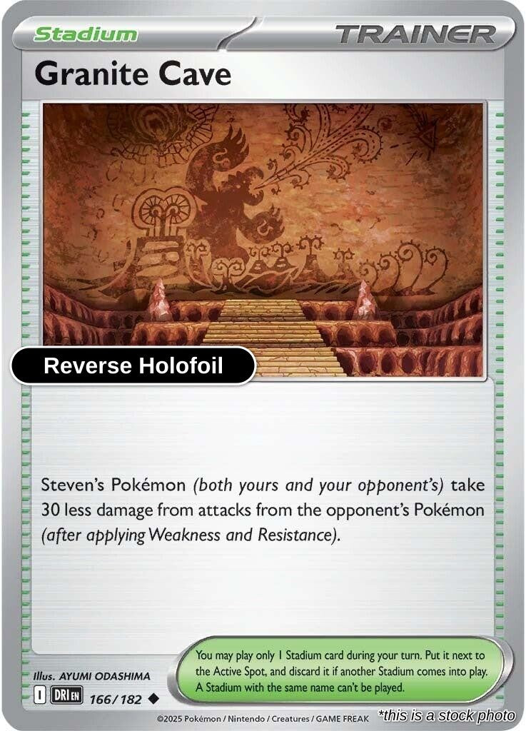 Granite Cave - 166/182 - [DRI - SV10: Destined Rivals] - Reverse Holofoil