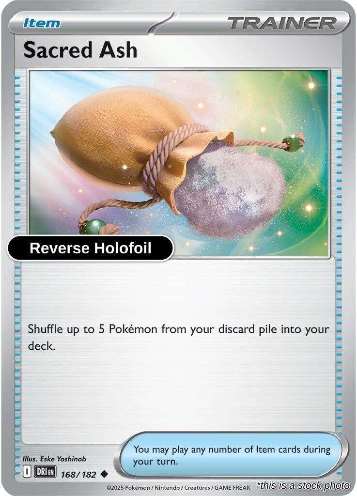 Sacred Ash - 168/182 - [DRI - SV10: Destined Rivals] - Reverse Holofoil