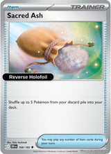 Sacred Ash - 168/182 - [DRI - SV10: Destined Rivals] - Reverse Holofoil