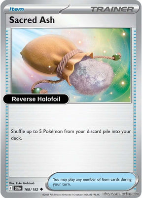 Sacred Ash - 168/182 - [DRI - SV10: Destined Rivals] - Reverse Holofoil