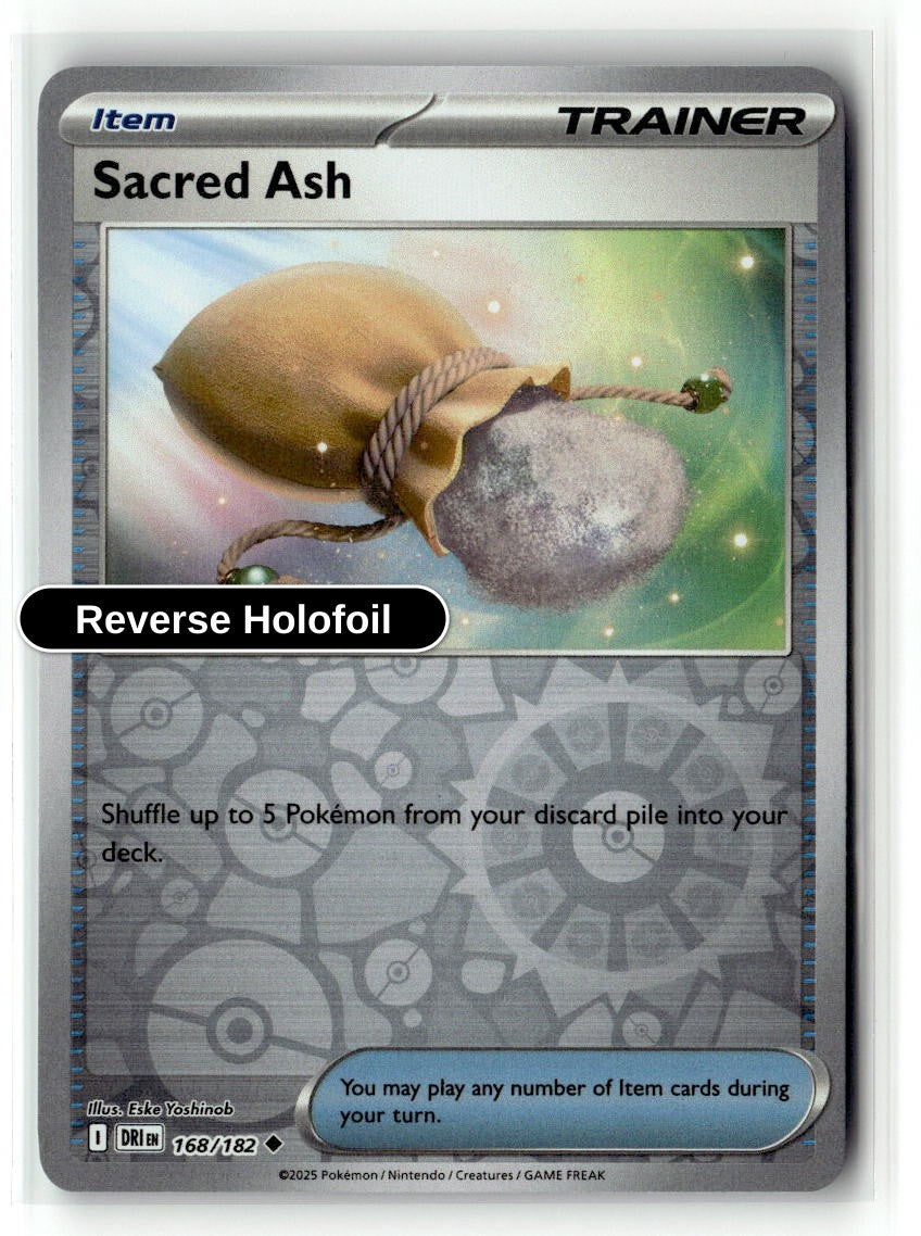 Sacred Ash - 168/182 - [DRI - SV10: Destined Rivals] - Reverse Holofoil