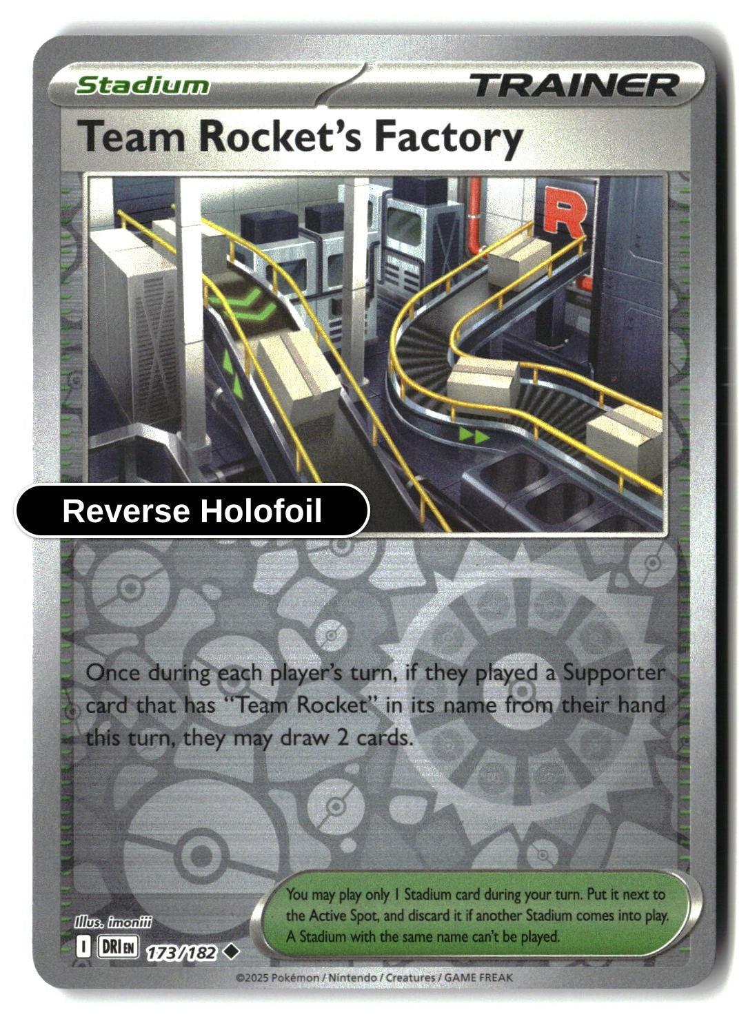 Team Rocket's Factory - 173/182 - [DRI - SV10: Destined Rivals] - Reverse Holofoil