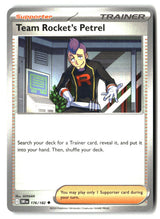 Team Rocket's Petrel - 176/182